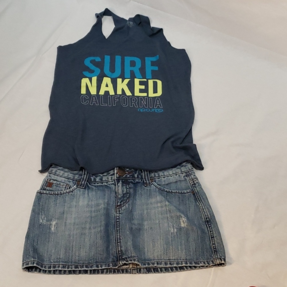 Hurley Denim Miniskirt